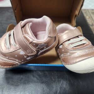 Stride Rite 5.5 WIDE ADALYN - Rose Gold BABY/TODDLER SHOE